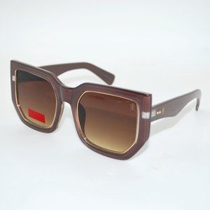 Jennifer Lopez Oversized Geometric Sunglasses NEW !! W Pouch